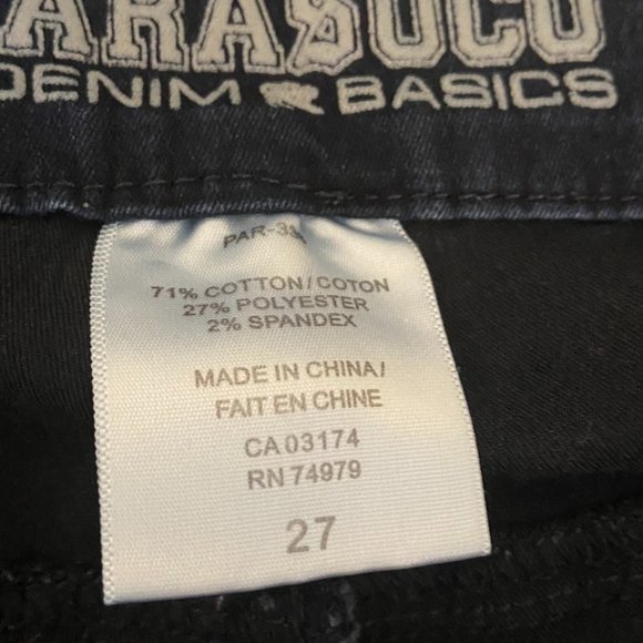 Parasuco Pull-On Demin Leggings - Size 27 - Picture 6 of 7